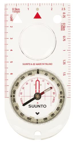 Suunto Kompass A-30 NH, Nördliche Hemisphäre, Metrische Skala, SS012095013 von SUUNTO