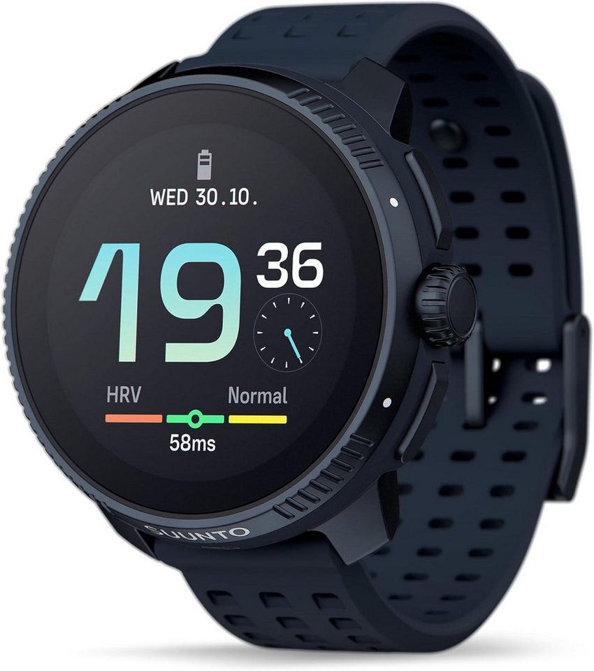 Suunto Smartwatch (3,6 cm, android ios), Premium GPS Sportuhr mit AMOLED Display und Dual-Frequenz-Navigation von Suunto