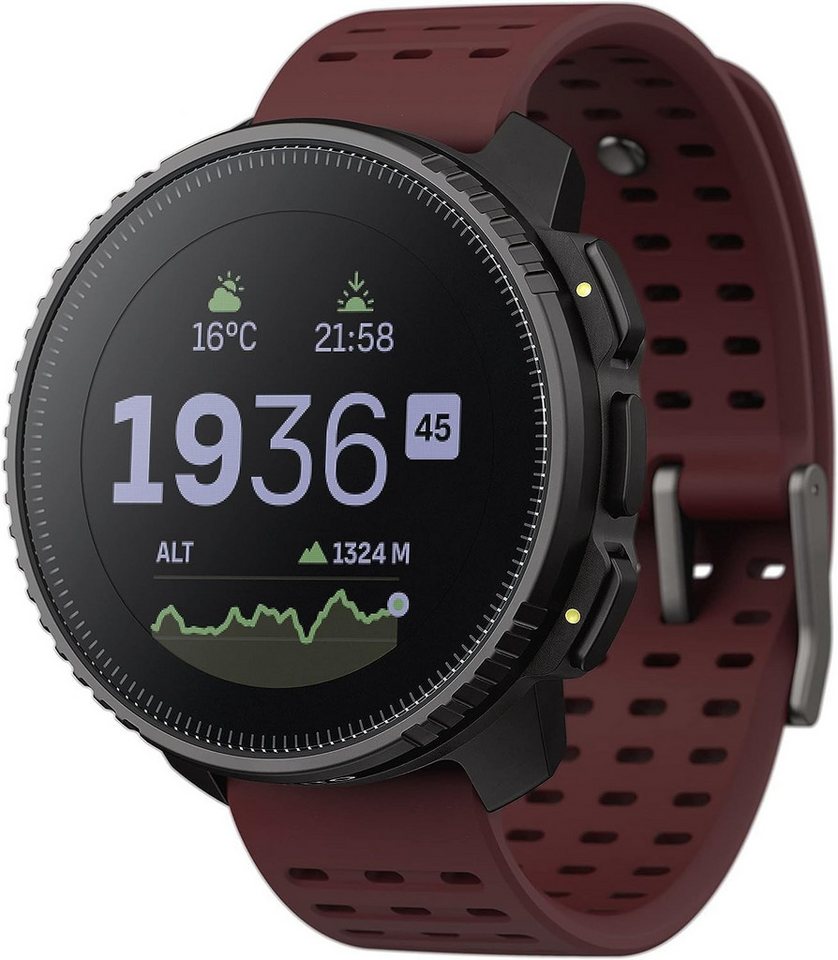 Suunto Smartwatch (3,6 cm, android ios), Premium GPS Sportuhr mit AMOLED Display und Dual-Frequenz-Navigation von Suunto