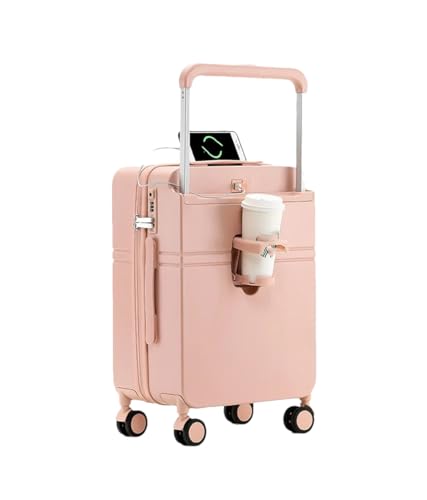 Design Koffer mit großer Kapazität, breiter Griff, für Herren und Damen, Handgepäck, Reisetrolley, Pnnrk Single, 116 von Suwequest