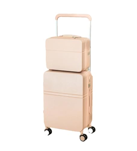 Design Koffer mit großer Kapazität, breiter Griff, für Herren und Damen, Handgepäck, Reisetrolley, Pnnrk mit Koffer, 128 von Suwequest