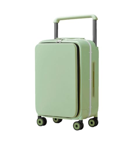 Koffer mit breitem Griff für Herren, Handgepäck, Damen, Reisetrolley, PC, Aluminiumrahmen, Handgepäckkoffer, En8 50,8 cm von Suwequest