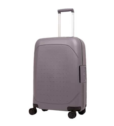 Luxus Rollgepäck Hardside Fashion Koffer Spinner Reisekoffer Tasche Sendungsbox Hohe Kapazität Trolley Case, grau, 61 cm (24 zoll) von Suwequest