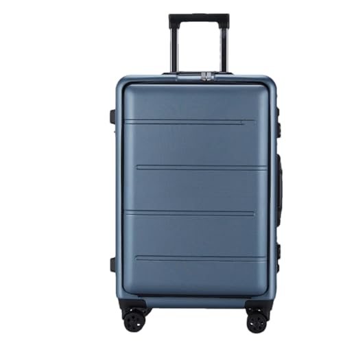 Offener Koffer mit Reißverschluss, Aluminiumrahmen, Reisekoffer auf Rädern, Zipper3, 51 cm von Suwequest