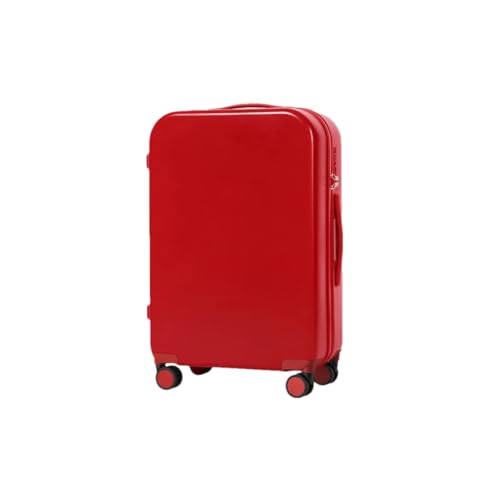 Reisegepäck Rollrad Hardside Damen Koffer Herren Trolley Koffer Große Kapazität Handgepäck, rot, 71,2 cm (28 zoll) von Suwequest