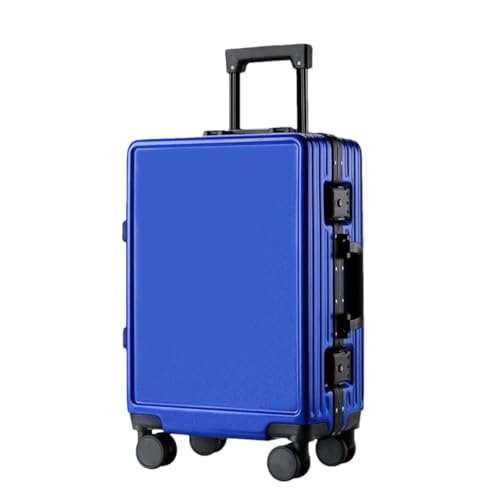Suwequest Leichter PC-Gepäck, leise, Universal-Rollkoffer, Passwort, Boarding, Business-Reisekoffer, blau, 66 cm von Suwequest