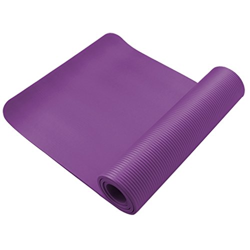 Suyi Fitnessmatte, rutschfest, dick und weich, ideal für Pilates, Gymnastik und Yoga, 100 mm von Suyi