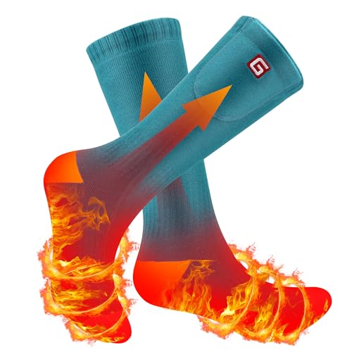 Svpro Wiederaufladbare beheizte Socken für Frauen elektrische batteriebetriebene Socken warme thermische kaltes Wetter Socken für die Jagd Camping Wandern Radfahren Angeln Skifahren von Svpro