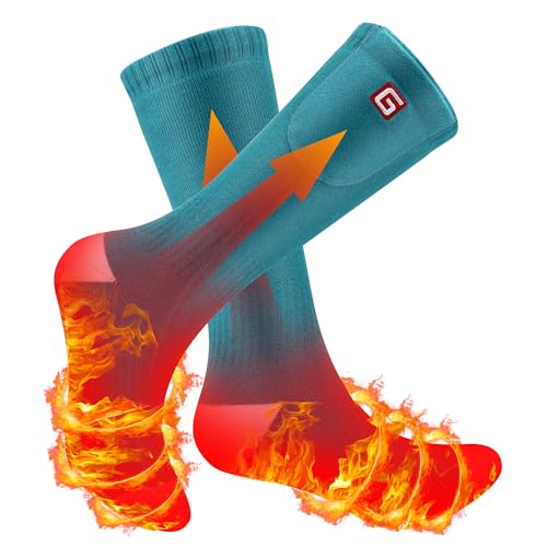 Svpro Beheizte Socken Damen Elektrische Socken Batterie Heizung Wiederaufladbare Beheizbare Socken mit Akku Thermal Warm Winter Socken von Svpro