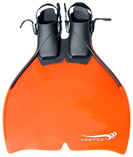 Sweam - Monoflosse Verstellbar, Orange 34 - 38 von Sweam