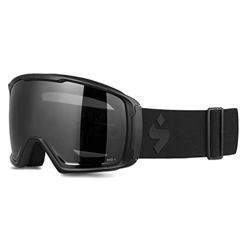 Sweet Protection Adult Clockwork Reflect (Low Bridge) Goggles, Rig Obsidian/Matte Black/All Black, One Size von Sweet Protection