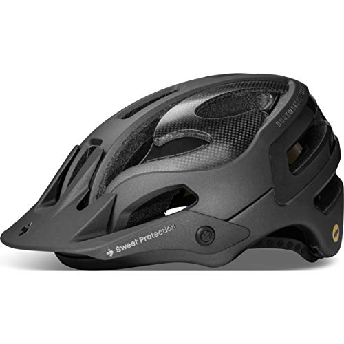 Sweet Protection Unisex-Adult Bushwhacker II Carbon MIPS Helmet, Matte Black Metallic, Small von S Sweet Protection