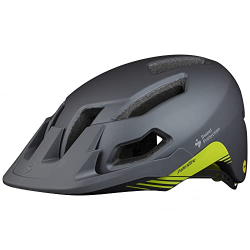 Sweet Protection Dissenter MIPS Helmet Grau - Leichter vielseitiger MIPS Fahrradhelm, Größe M-L - Farbe Slate Gray Metal von Sweet Protection