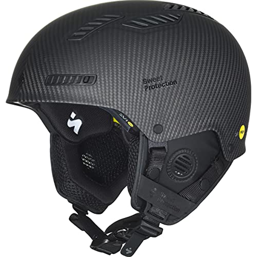Sweet Protection Grimnir 2vi MIPS Grau - Innovativer Leichter Freeride Helm, Größe S-M - Farbe Natural Carbon von S Sweet Protection
