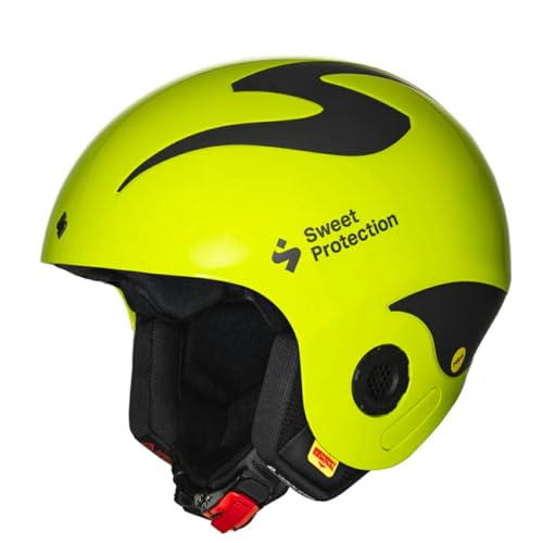 Sweet Protection Unisex-Adult Volata MIPS Helmet, Gloss Fluo, M von Sweet Protection