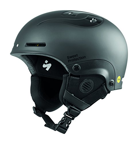 Sweet Protection Unisex – Erwachsene Blaster II MIPS Helmet Ski/Snowboard, Dirt Black, SM von Sweet Protection