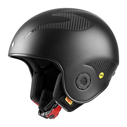 Sweet Protection Unisex – Erwachsene Volata WC Carbon MIPS Helmet Ski/Snowboard, Dirt Black, SM von Sweet Protection