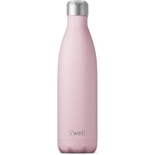 S'well Unisex Jugend Edelstahl-Wasserflasche 0.45, Pink Topaz, 750 ml von S'well