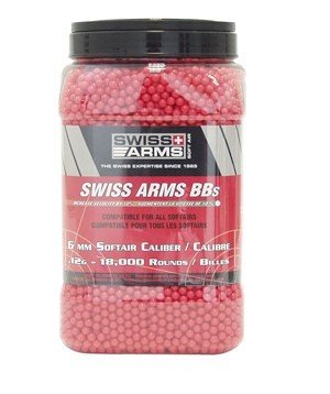 GSG Swiss Arms BB`s 18000 6mm Softairkugeln 0,12g rot von Swiss Arms