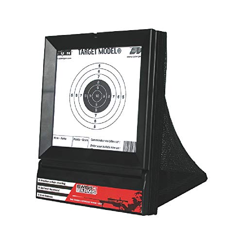 Swiss Arms Scheibenkasten "Portable Target" mit Netz inklusive Papierzielscheiben für Softair Waffen, 200619 von CYBERGUN