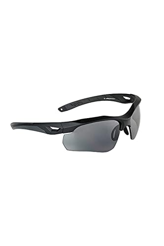 Swiss Eye Skyray Sonnenbrille 2 Austauschbare Objektive Schwarz Gummirahmen von SWISSEYE