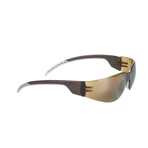 SWISSEYE Outbreak Luzzone Sportbrille (100% UVA-, UVB- und UVC-Schutz, minimales Gewicht, splitterfreies Fassungsmaterial PC Impact, Polycarbonatscheibe, inkl. Mikrofaserbeutel), Bronze von SWISSEYE