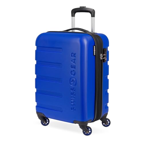 Swiss Gear 7366 Hardside Erweiterbares Gepäck mit Spinnrollen, Kobalt, Checked-Large 27-Inch, 7366 Hardside Erweiterbares Gepäck mit Spinnrollen von Swiss Gear
