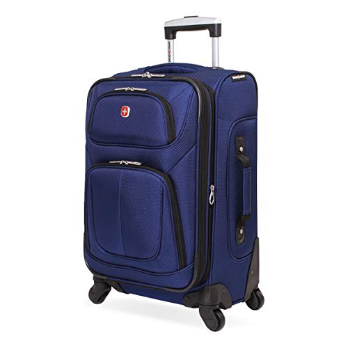 Swiss Gear Sion Softside-Gepäck mit Spinnrollen, blau (Blau) - 6283323156 von Swiss Gear