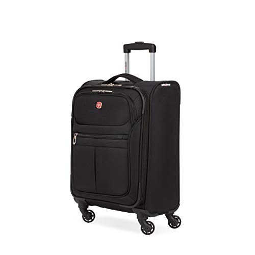 SwissGear 4010 Softside Gepäck mit Spinnrollen, schwarz, Carry-On 18-Inch, 4010 Softside Gepäck mit Spinnrollen von Swiss Gear