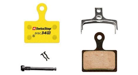 swissstop disc 34 rs organic brake pads fur shimano   trp   tektro   rever bremsen von SwissStop