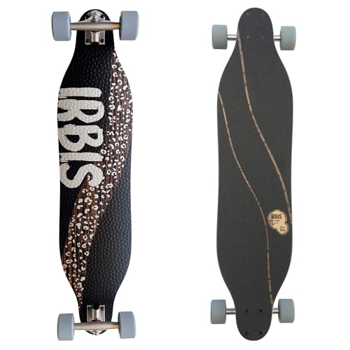 SWITCH IRBIS Vielseitiges Longboard Switch 97cm Ideal zum Carving Commuting, Cruising Pumping Fiberglas Flex Paris V2 150mm Trucks Für Jugendliche und Erwachsene Cruiser Made in Europe (IRBIS Flex 1) von Switch