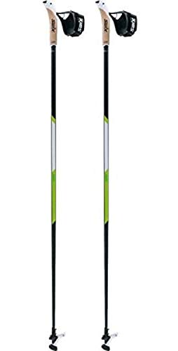 Swix CT4 Nordic Walking Stock Lime Carbon Tech mit Twist & Go Spitze 1 Paar 105cm von Swix