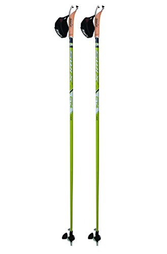 Swix CT4 Nordic Walking Stock Lime Composite Premium mit Twist & Go Spitze 1 Paar von Swix