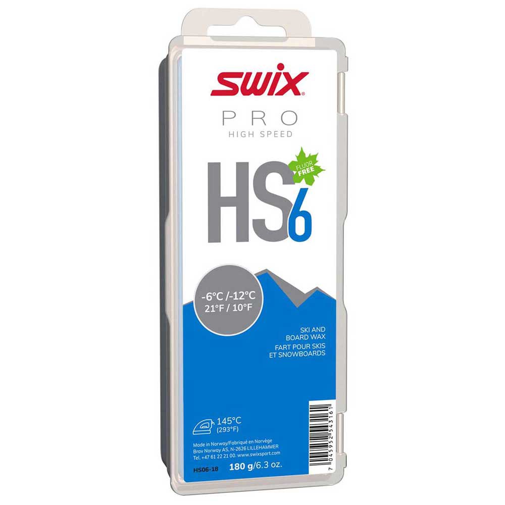 Swix Hs6 -6ºc/-12ºc 180 G Board Wax Weiß,Blau von Swix