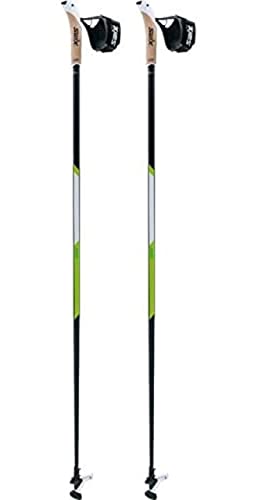 Swix CT4 Nordic Walking Stock Lime Carbon Tech mit Twist & Go Spitze 1 Paar 110cm von Swix