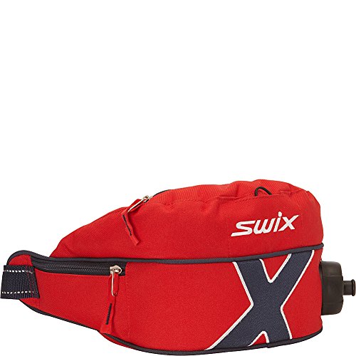 Swix Ski Gear Norge Isolierter Trinkgürtel, 1 Liter, Rot/Blau von Swix