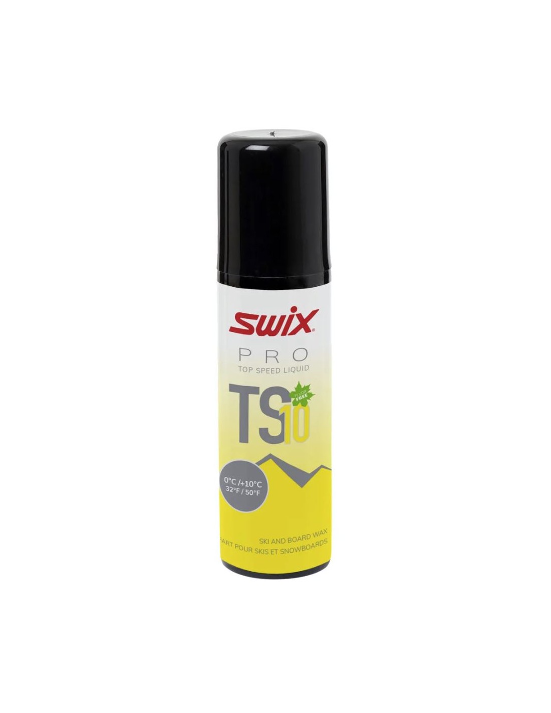 Swix TS10 Liquid Yellow +2°C/+10°C 50ml Wachsart - Flüssigwachs, Wachsfarbe - Universal/Transparent, Wachs Swix - +10° bis 0°, Wachsqualität - High Performance, von Swix
