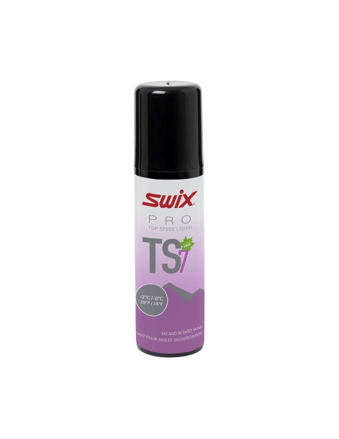 Swix TS7 Liquid Violet -2°C/-7°C 50ml Wachsart - Flüssigwachs, Wachsfarbe - Universal/Transparent, Wachs Swix - -2° bis -8°, Wachsqualität - High Performance, von Swix