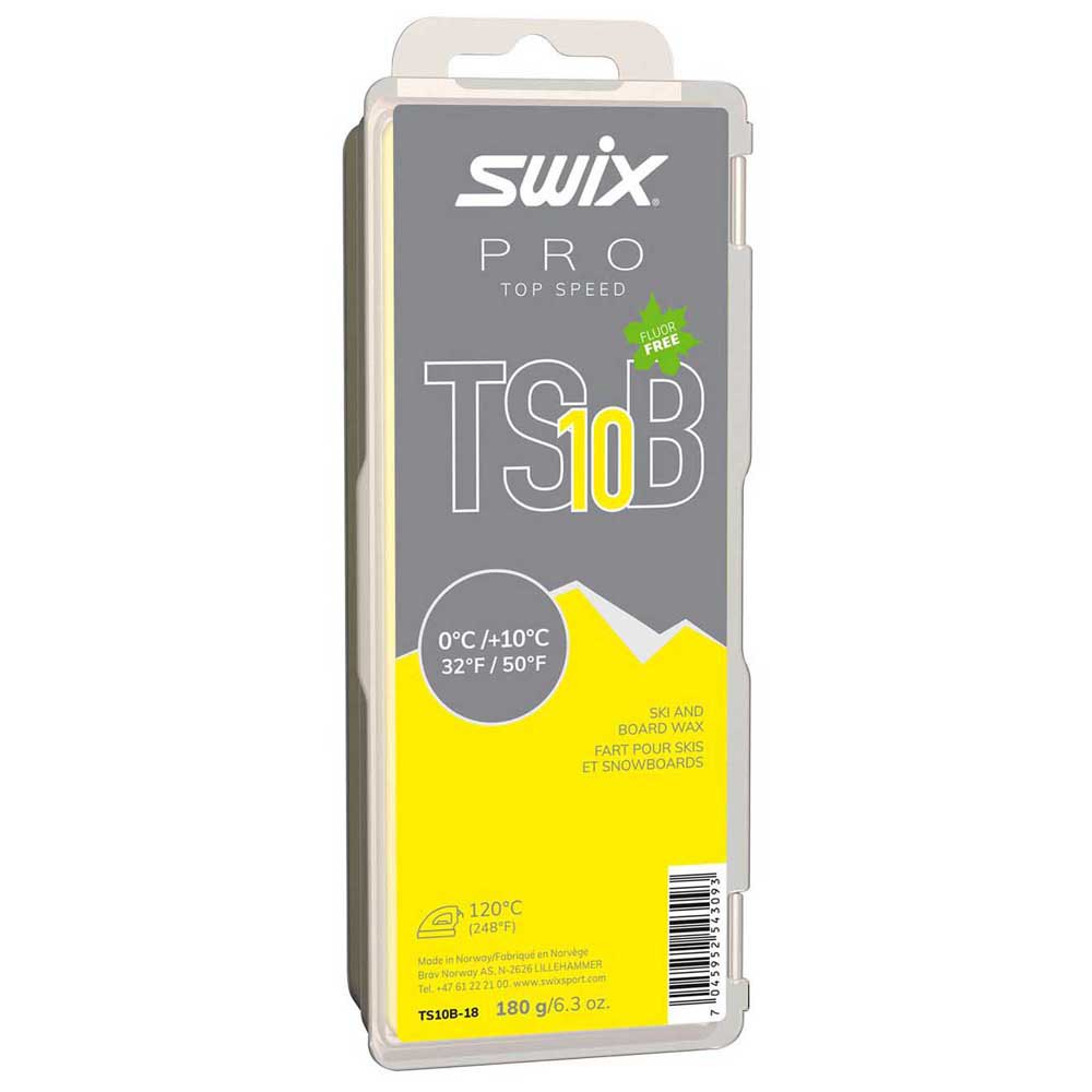 Swix Ts10 0ºc/+10ºc 180 G Board Wax Gelb,Grau von Swix