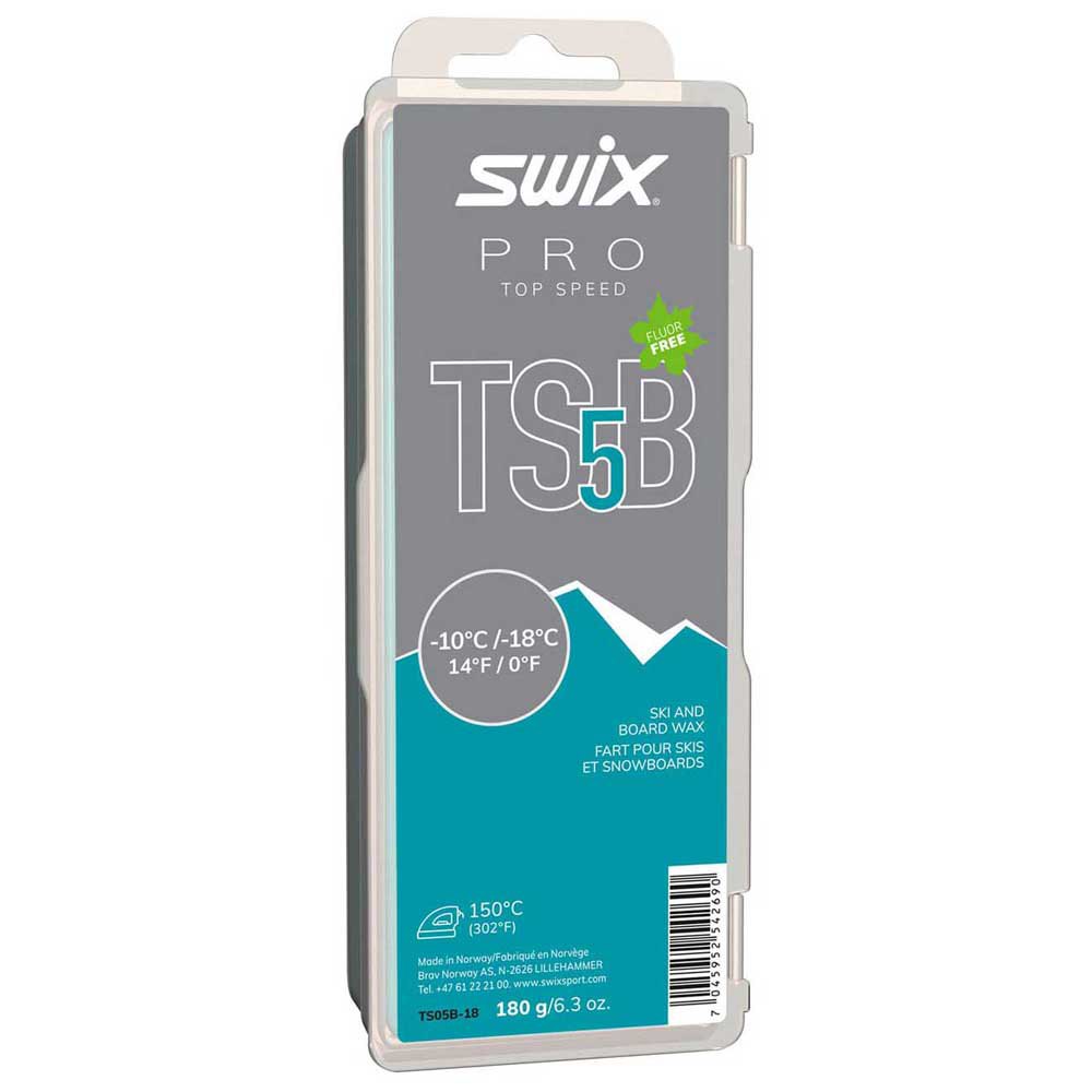 Swix Ts5 -10ºc/-18ºc 180 G Board Wax Blau,Grau von Swix