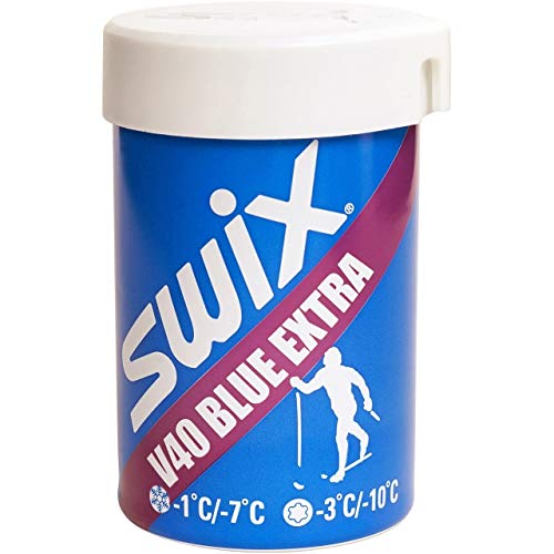 Swix entspr. 13,13 Euro/100g - Verpackung: 45g - Steigwachs Classic Grip V40 blau extra von Swix