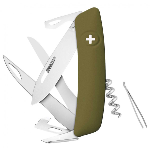 Swiza - Schweizer Scissors D07 - Messer Gr 7,5 cm weiß von Swiza