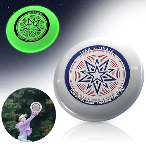 Sykerout Frisbee (175 g),Frisbee Scheibe,Ultimate Frisbee,Wettkampf-Frisbee Funsport im Freien Fairway Driver, Distance Driver Freizeitspieler und Profis gleichermaßen (D) von Sykerout