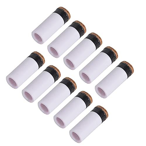 Syrisora ​​10PCS Snooker Pool Queue Pole Spitze Billard Stange Stick Ersatzteile Reparatur Werkzeug Liefert Zubehör (12mm) von Syrisora