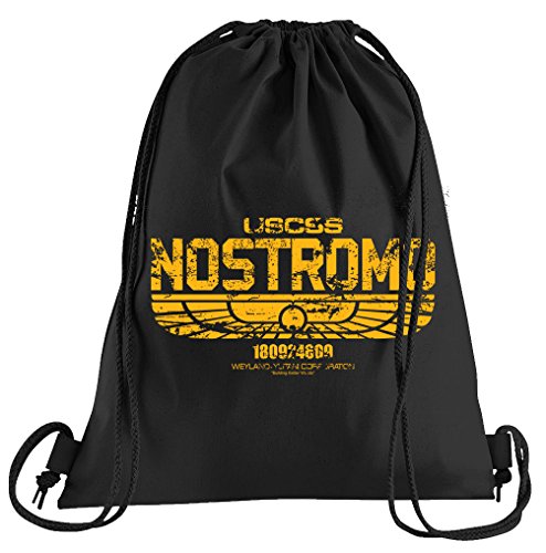 T-Shirt People USCSS Nostromo Sportbeutel – bedruckter Beutel – eine schöne Sport-Tasche Beutel mit Kordeln von T-Shirt People