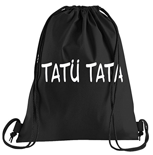 Tatü Tata Sportbeutel – bedruckter Beutel – eine schöne Sport-Tasche Beutel mit Kordeln von T-Shirt People