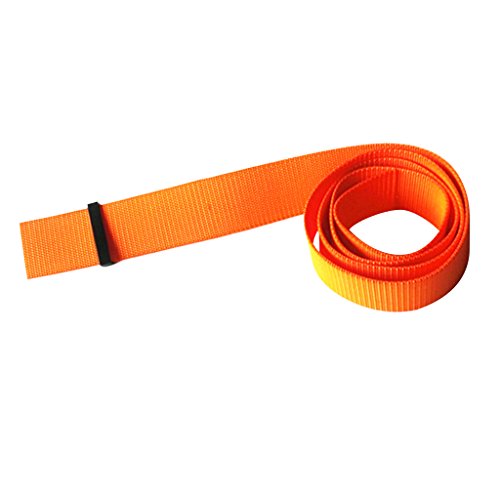 TOOYFUL Strapazierfähiges 150cm Tauchsport Gurtband Mit Schnellverschluss - Orange ohne Schnalle von TOOYFUL