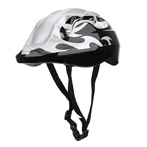 Fahrradhelm, Schutzhelmschaum atmungsaktiv mit verstellbarem Fahrradzubehör mit Klettverschluss(GRAU) Sportschutzausrüstung von T best