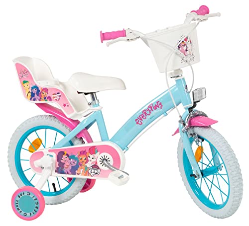 14 Zoll Disney Kinder Mädchen Fahrrad Kinderfahrrad Kinderrad Mädchenfahrrad Mädchenrad Rad Bike My Little Pony 1497 von T&Y Trade