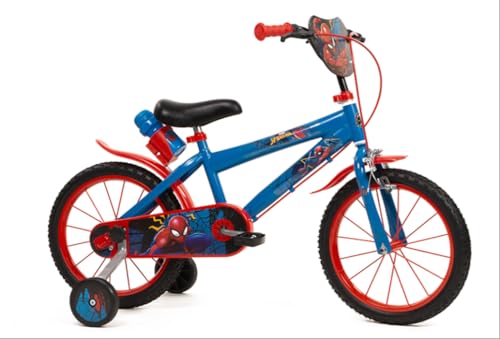 14 Zoll Kinder Jungen Fahrrad Jungenfahrrad Kinderfahrrad Kinderrad Rad Bike Disney Spiderman Marvel Toimsa 24941W von T&Y Trade
